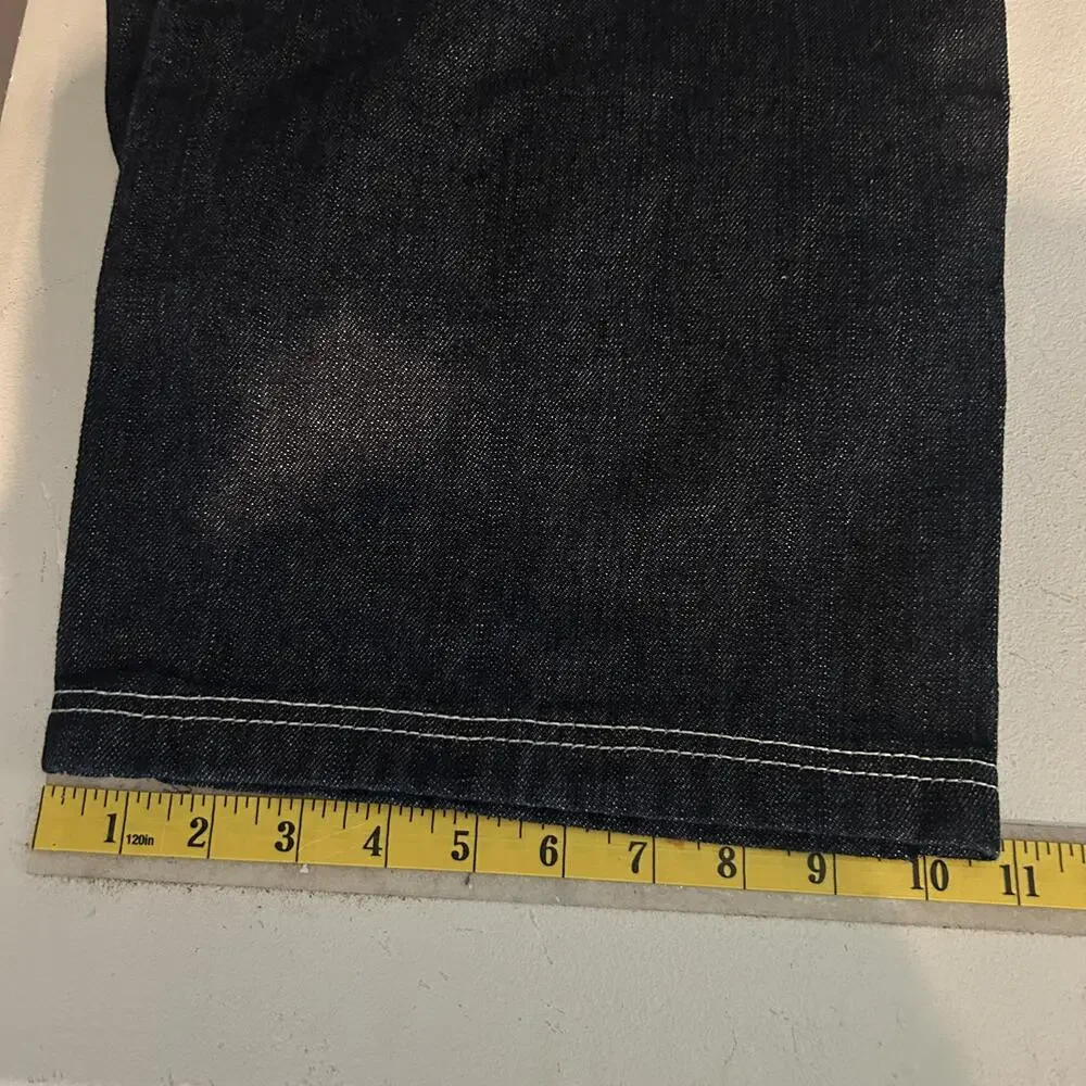 U.T. Sports Jeans Mens 40 Blue Dark Wash Relaxed Fit Straight Denim 5 Pocket